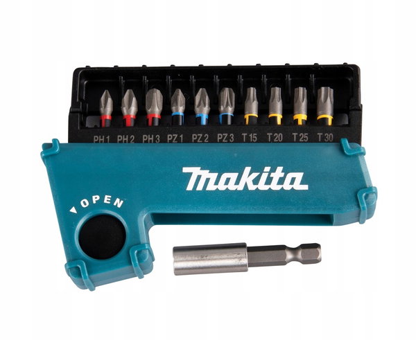 zestaw końcówek udarowych 1/4" adapter 11szt IMPACT PREMIER MAKITA E-03567