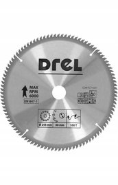 DREL PIŁA TARCZOWA WIDIOWA 255 x 30 mm, 100T, ALUMINIUM