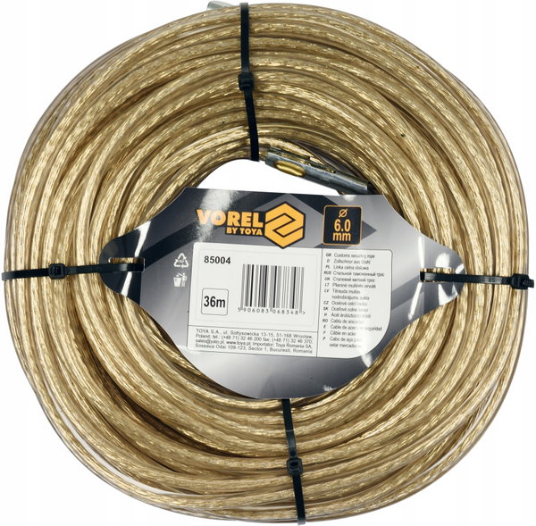 VOREL LINKA CELNA STALOWA 6mm*36m