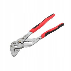 AWTOOLS SZCZYPCE NASTAWNE KLUCZ 2w1/ 180mm NIKIEL BLACK LINE