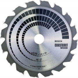 BOSCH PIŁA TARCZOWA CONSTRUT WOOD 235x2,8x30 25x16