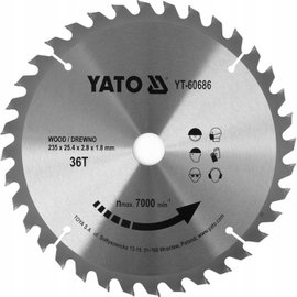 YATO PIŁA TARCZA WIDIOWA 235*36*25,4 60686