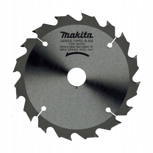 MAKITA PIŁA TARCZOWA 136x20x16z DREWNO