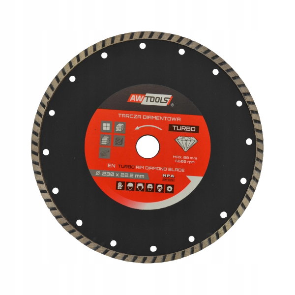 AWTOOLS TARCZA DIAMENTOWA 300x32-25,4-22,2 TURBO