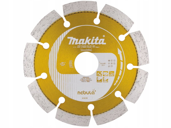 MAKITA TARCZA DIAMENTOWA 115x22,23mm SEGMENT (NA SUCHO) BETON