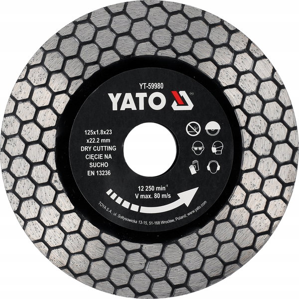 YATO TARCZA DO GRESU I GRANITU 125mm
