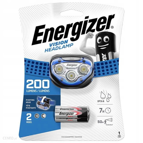 ENERGIZER LATARKA CZOŁOWA VISION HEADLIGHT 200 lm