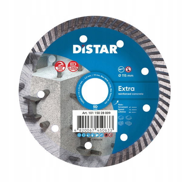 DISTAR TARCZA DIAMENTOWA EXTRA 115 x 2,2 x 22,23mm TURBO