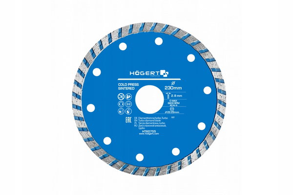 HOGERT TARCZA DIAMENTOWA 230x22,2 TURBO
