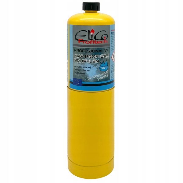 ELICO PROFITECH NABÓJ GAZU 400g TYPU MAPP PROPYLEN 1900°C