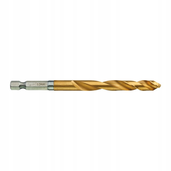 WIERTŁO METAL SWave HSS-G TIN 8,0mm UCHWYT HEX (5szt.)