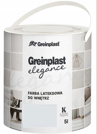 Farba lateksowa do wnętrz Greinplast elegance biała 5l