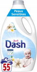 Dash 2w1 Uniwersalny płyn do prania 2475ml 55 prań Bawełna Kwiaty