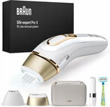 Depilator LASEROWY BRAUN Silk-expert Pro 5 IPL PL5156 + GOLARKA + 2 nasadki