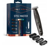 King C. Gillette Style Master Bezprzewodowy trymer 4 nasadki