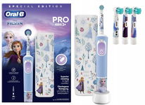 ELEKTRYCZNA SZCZOTECZKA DLA DZIECI ORAL-B VITALITY FROZEN ETUI 4 KOŃCÓWKI