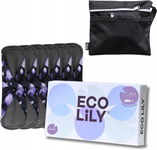 Eco Lily PODPASKI MATERIAŁOWE WILOKROTNEGO UŻYTKU 6szt + ETUI 25,5cm