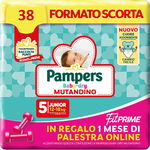 PIELUCHOMAJTKI Pampers MUTANDINO BABY-DRY 5 38szt