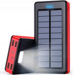 POWERBANK SOLAR 30000mAh LED LATARKA 4x USB 2.1A