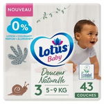 Pieluszki LOTUS BABY 3 (5-9kg) 43 szt NATURALNE