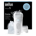 Braun Silk-epil 5 5-041 Depilator do łatwego usuwania włosów + AKCESORIA