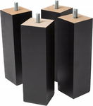IPEA 4X Prostokątne nóżki z surowego drewna do mebli 180mm M10