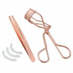 TWEEZERMAN ROSE GOLD ZESTAW ZALOTKA + PĘSETA UKOŚNA