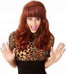 ALLAURA peruka w stylu lat 80 PEGGY BUNDY 76 cm RUDE BUJNE WŁOSY