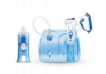 Inhalator, nebulizator kompaktowy z irygacją Flaem Neb-Aid Duo, Rhino Clear
