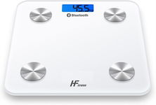 HomeFashion HFitness waga do pomiaru tkanki tłuszczowej 28 x 28 cm 180kg BT