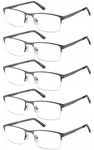 EYECEDAR gotowe okulary +2.00 Z FILTREM ŚWIATŁA NIEBIESKIEGO zestaw 5 par