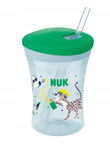 Kubek NUK Action Cup ze słomką 12m+ 230 ml Praktyczny i Bezpieczny