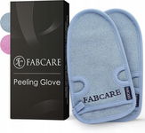 FABCARE Rękawica złuszczająca peeling ZESTAW 2 SZTUKI + HACZYKI BAMBUSOWA