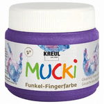 Farby do malowania palcami Mucki Magic Lilac Fioletowa 150ml