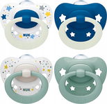 NUK SIGNATURE NIGHT & DAY SMOCZKI USPOKAJAJĄCE 0-6m 4szt.