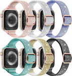 LETOID Apple Watch ZESTAW PASKÓW BROKATOWYCH 38mm 40mm 41mm WATCH 8 7 6 SE