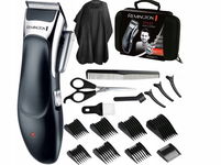 Remington maszynka do włosów + klipsy 6 nakładek 3-25mm samoostrzące