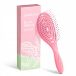 SHINLEA Detangle Hair Brush Szczotka do włosów RÓŻOWA sprężynowa