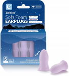 Ziebioo Super Soft Foam Zatyczki do uszu do snu SNR 36dB 5 Par
