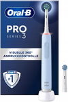 SZCZOTECZKA ELEKTRYCZNA DO ZĘBÓW ORAL-B PRO 3 3000 2 KOŃCÓWKI NIEBIESKA