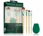 Zestaw pędzli do makijażu EcoTools syntetyczne włosie + GĄBKA