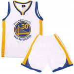 Koszulka NBA Golden State Warriors CURRY Biała 30 + Spodenki 2XL 170