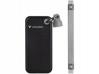 Dysk Ssd Zewnętrzny Verbatim Pocket Ssd 1Tb Usb-C 3.2 Gen 2 Czarny/Szary