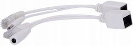 Zestaw Adaptery Poe Injektor Rj45 Lan Dc 5.5X2.1