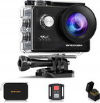 Apexcam M80Air Kamera Sportowa Wodoszczelna Do 40M 20Mpx 4K Uhd 30Fps Usb-C