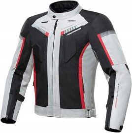 Wodoodporna Kurtka Motocyklowa Męska Rozmiar L + Ochraniacze Łokci I Barków