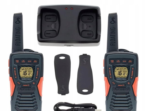 Zestaw 2 Sztuk Krótkofalówek Cobra Am1055 Wodoodporny Z Latarką Led Ip67