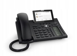 Telefon Biurowy Stacjonarny Snom D385N Voip Czarny 12 Linii Tft