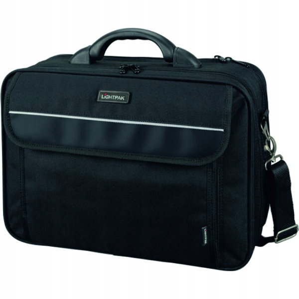 Torba Do Laptopa Wieszana Bagażnik Rowera Lightpak Laptop Czarna