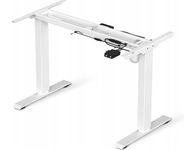 Stelaż Biurka Elektryczny Regulowany Rama Songmics 60 X 115 X 112 Cm Biały